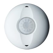 PIR, 360 Degree, Commercial Grade 1500 Square Foot Coverage, Self-Adjusting, Ceiling Mount Occupancy Sensor, True White
