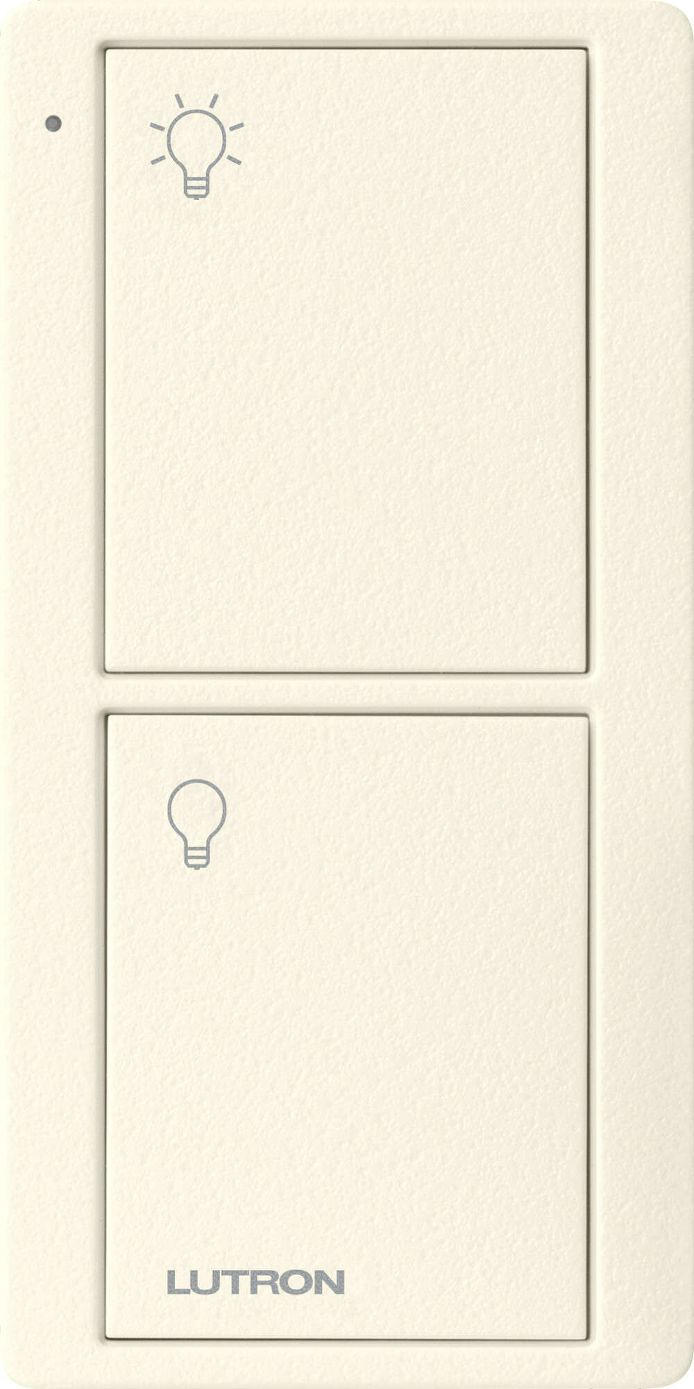 Lutron 2-Button Pico Smart Remote, with Light Icons - Biscuit