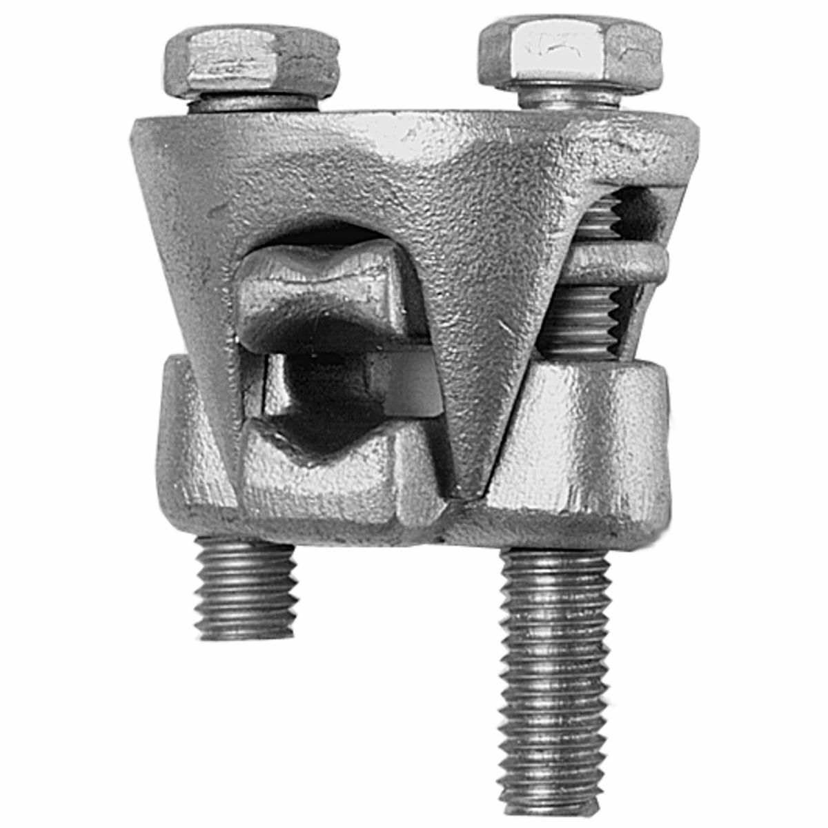 High-conductivity, non-copper bearing aluminum alloy connector. Spacer bar separates dissimilar conductors. Intended for heavy duty applications,conductor range,Run Cu and Al :400-800.
