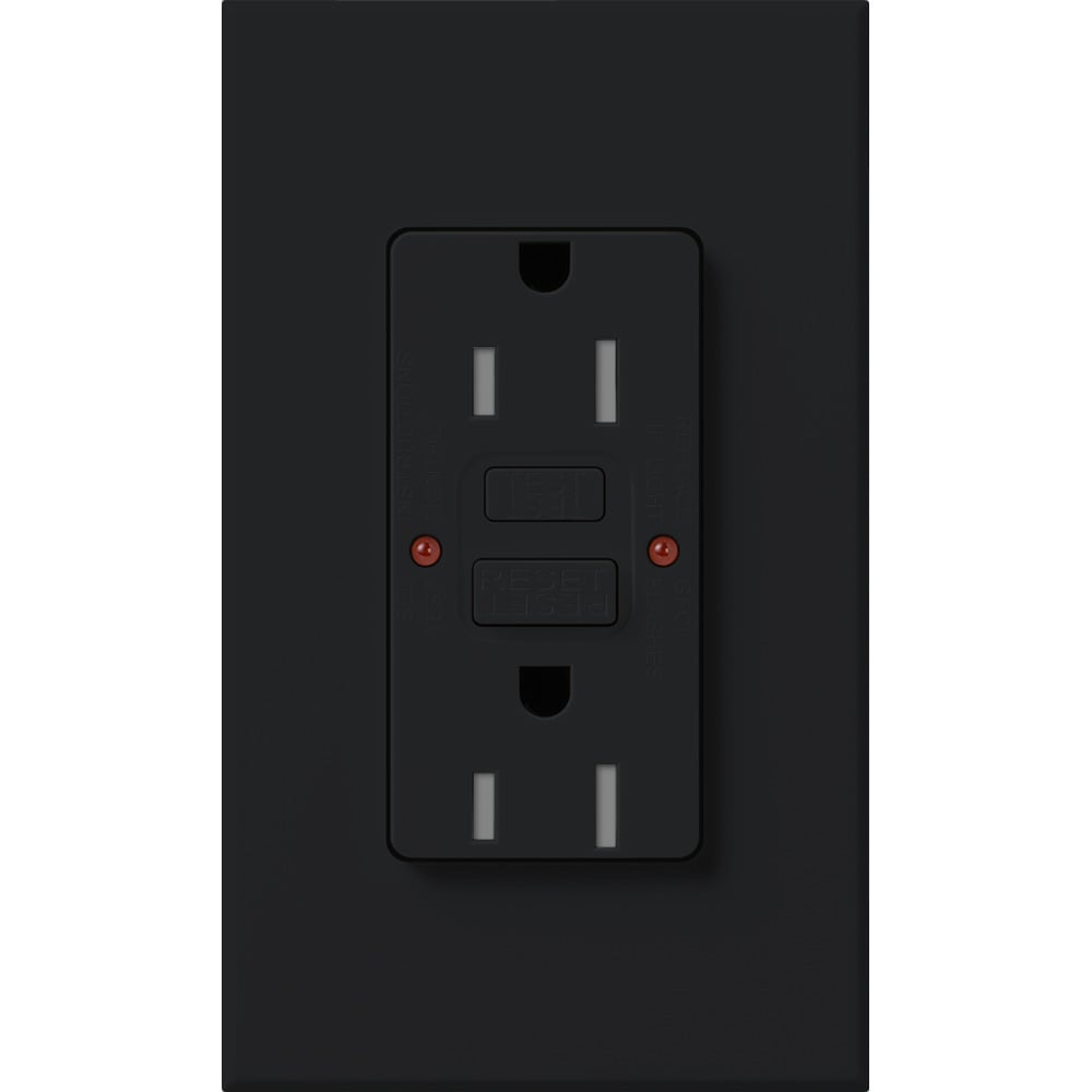 Tamper resistant, Self-testing GFCI  receptacle, 15A