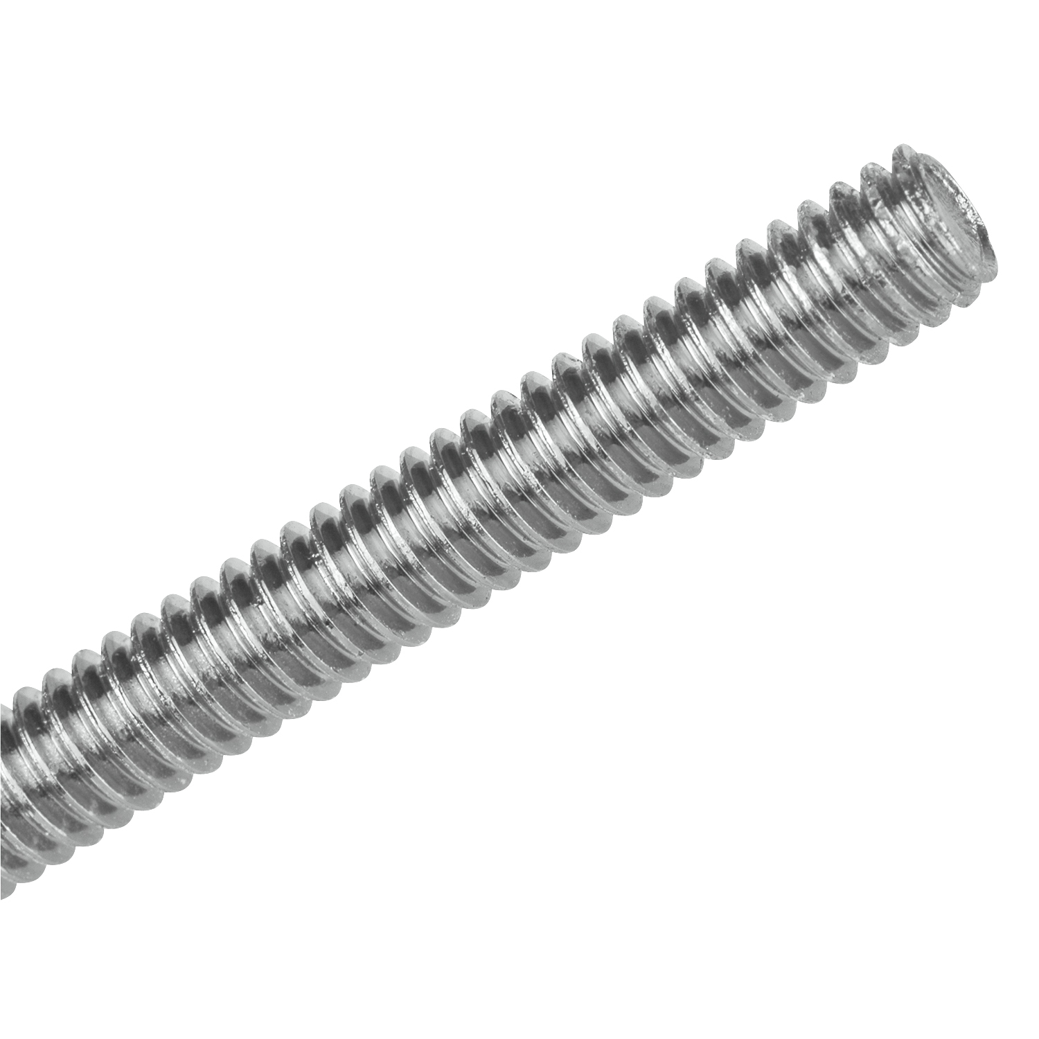 H104-3/8X4EG Superstrut Hanger Rod, Continuous Thread, 3/8 in, 4 ft OAL, Steel