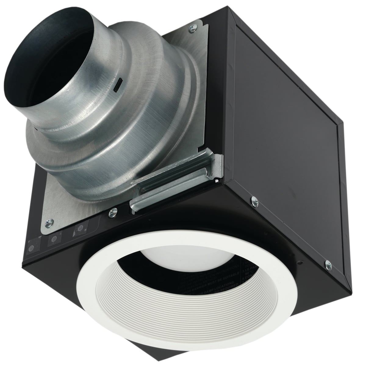 Exhaust or Supply Inlet for Remote Mount In-Line Fans and H/ERVs.
