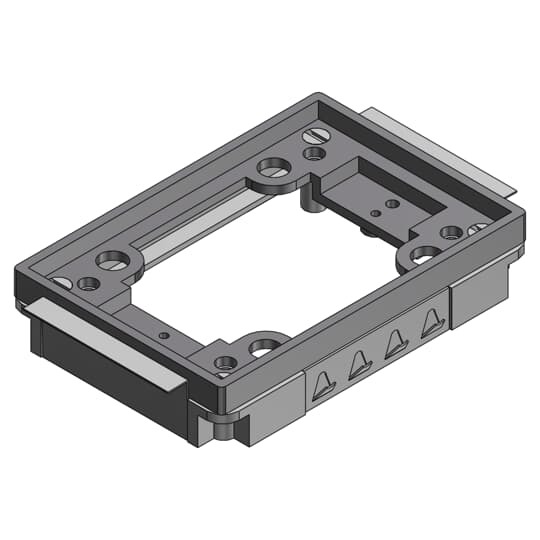 Single Gang Tile Activations for 640 Series, Gray, Non-Metallic