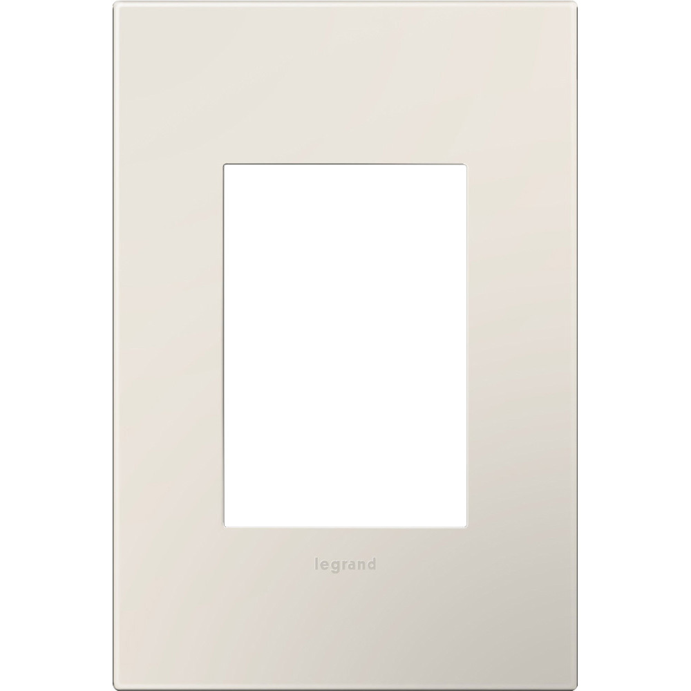1-Gang 2-Module Wall Plate Satin Light Almond