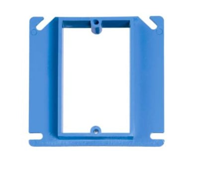 4 IN SQ 5/8 IN RAISED 1-GANG COVER