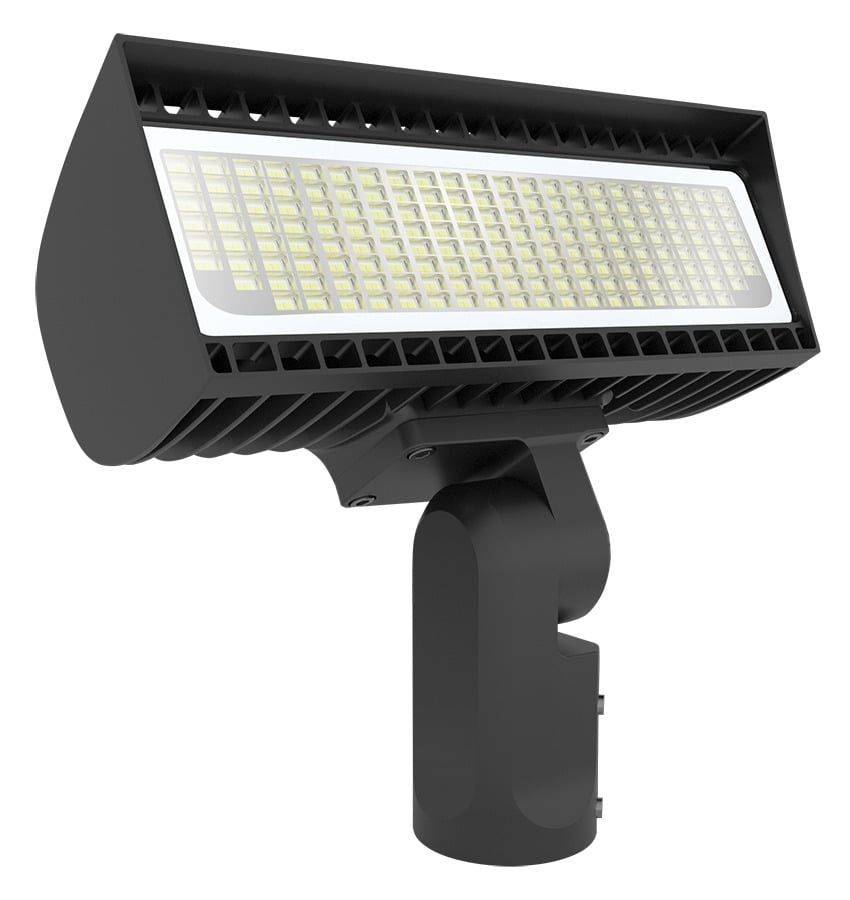 Floodlights 10563-22727 Lumens Flexflood- Small Field Adjustable Power-Cct 69-97-132-168W Slipfitter Mount 5000K/4000K 480V Bronze