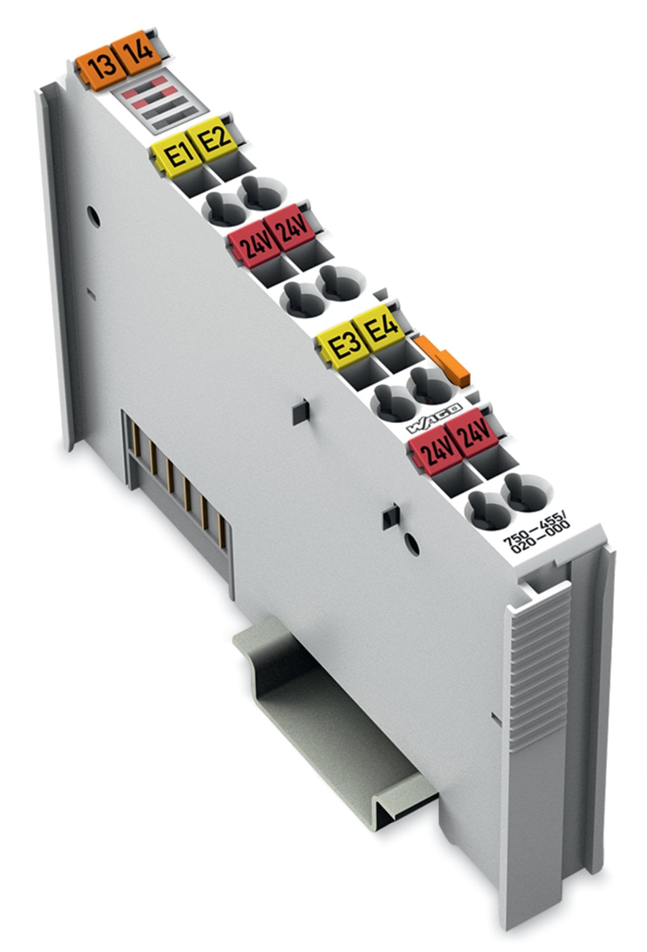 4-channel analog input; 4  20 mA; Single-ended; 4 x 24 V