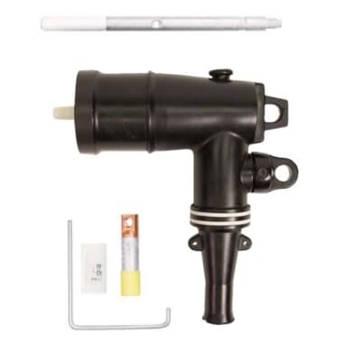 200 Amp, 15kV, Loadbreak Elbow Connector,        Cable Insulation Diameter 0.805 inch to 1.060 inch.   Bi-Metal Compression Lug.   Conductor Size AWG Compressed Stranded 2/0 /Solid 3/0 /mmSquared 67.43.      200ECS-G3 Jacket Seal and Grounding Kit Included.