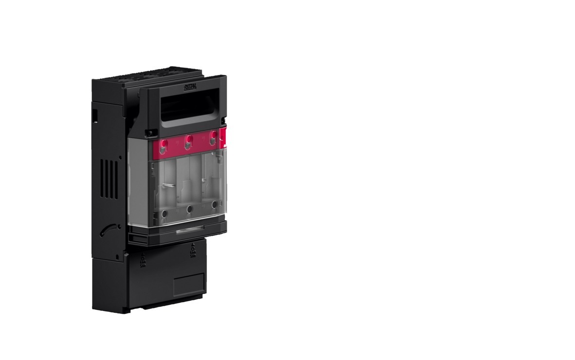 RX NH fuse-switch disconnector size 00, 160 A, 3-pole, screw M8 with fuse monitoring 800 V, mounting plate assembly