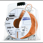 106100707458 PullPro Copper THHN Wire, 14 AWG, Stranded, Orange, 1500 ft