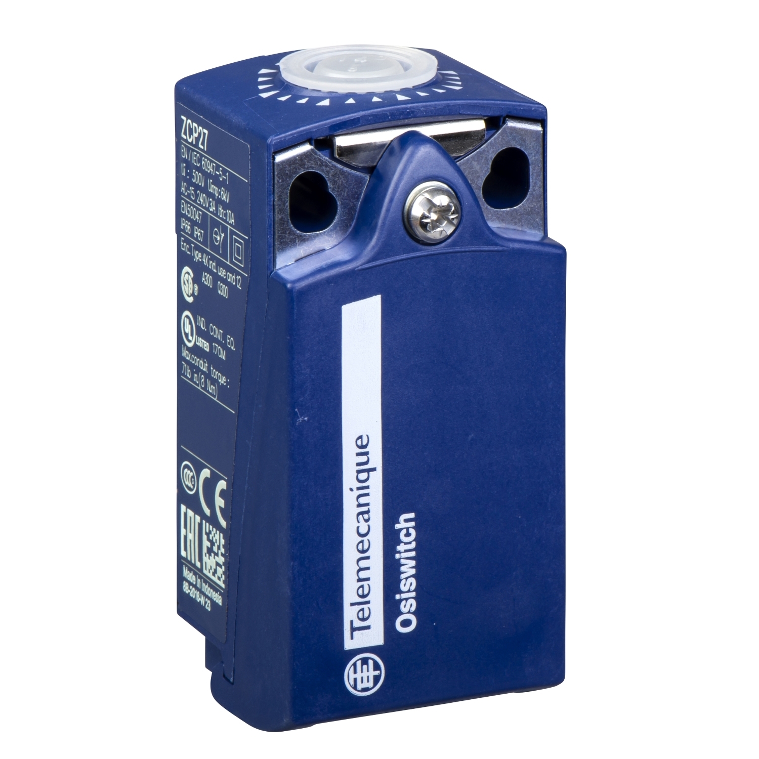 Limit switch body, Limit switches XC Standard, ZCP, compact, 2NC, slow break