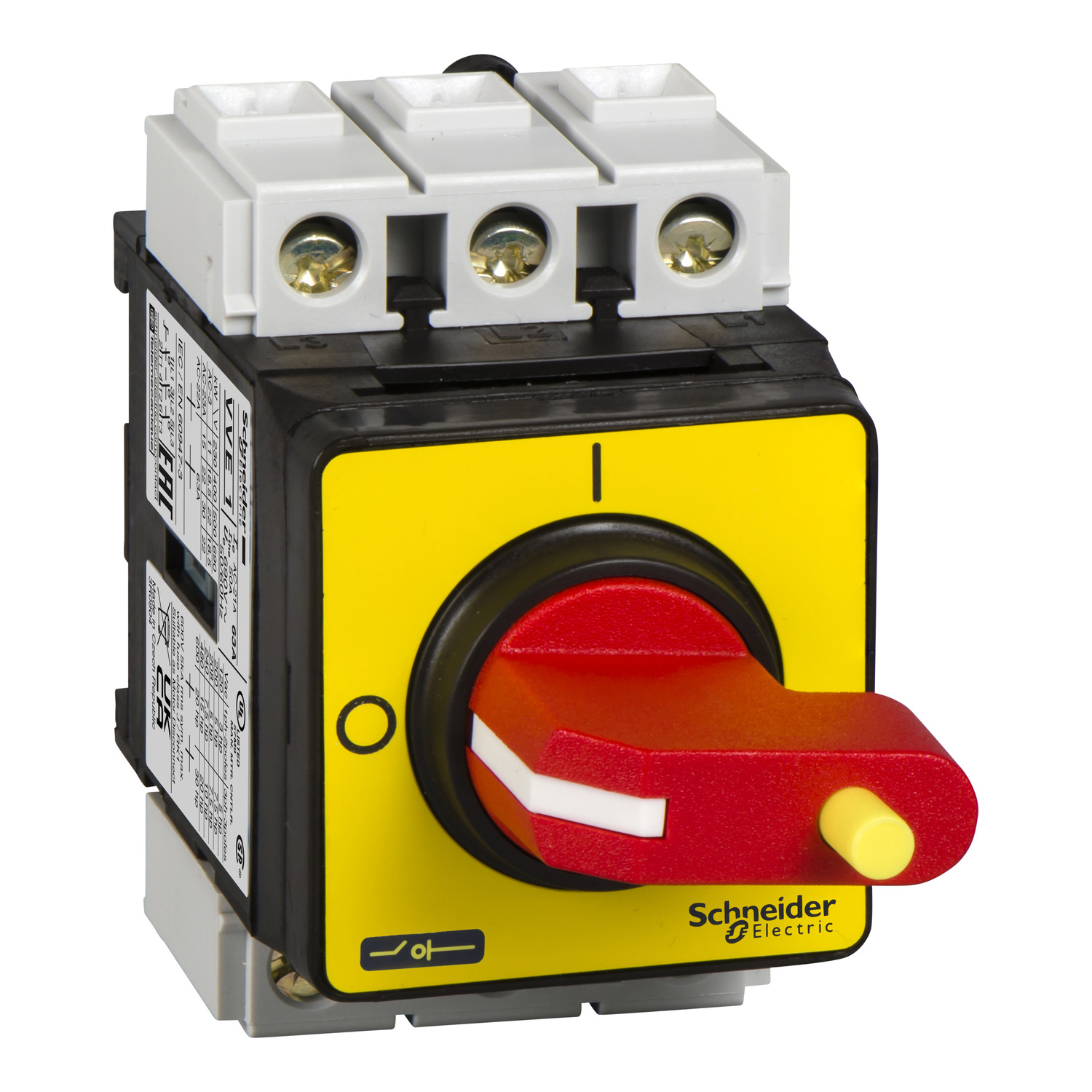 Switch disconnector,TeSys Control,for ON/emergency stop,63A,for mounting at back of an enclosure