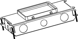 Steel Recessed Floor Box