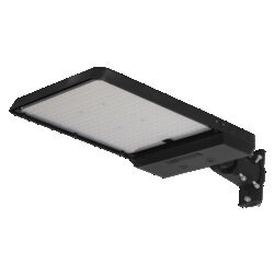 AREA LIGHT OPTISELECT, SELECTABLE WATTAGE 90/120/150W, CCT SELECTABLE 3000/4000/5000K, T3/T4/T5, 120 347V, BLACK