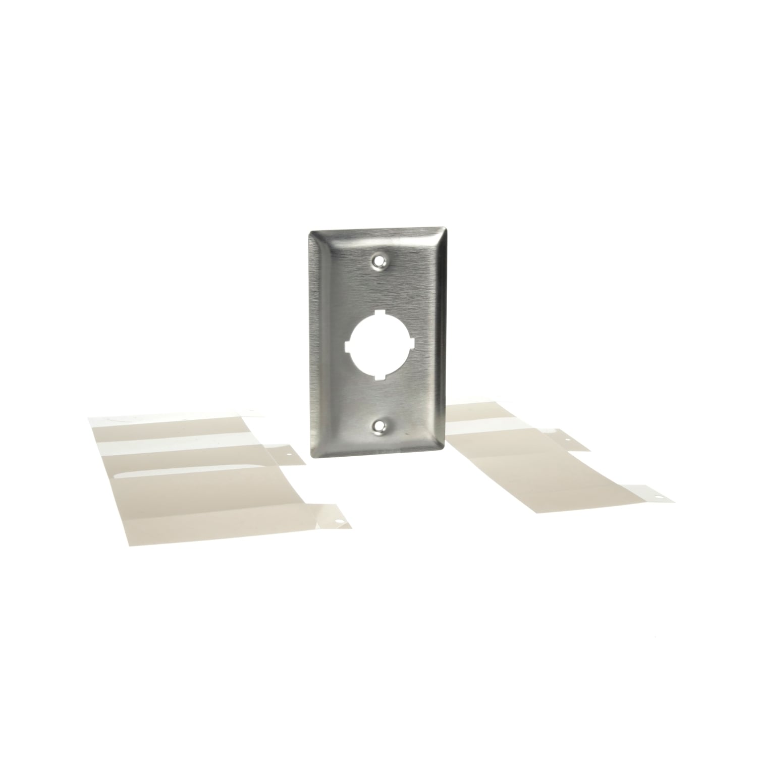 30mm Push button, Type K, flush plate, 1 hole, NEMA 1