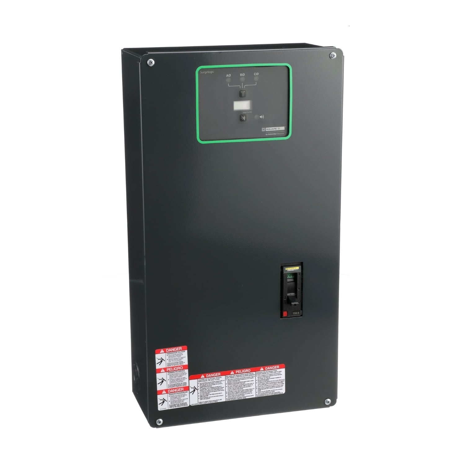 Surge protection device, Surgelogic, 240kA, 208Y/120 VAC, 3 phase, 4 wire, NEMA 1, disconnect switch