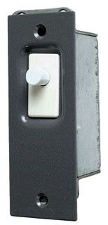 Door Light Switch, Normally Opened, Gray, 120VAC, 6A