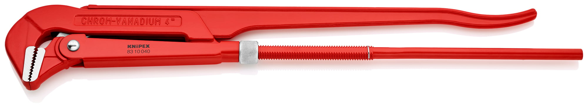 Swedish Pipe Wrench-90°, 29 1/2 in., Bare Handles
