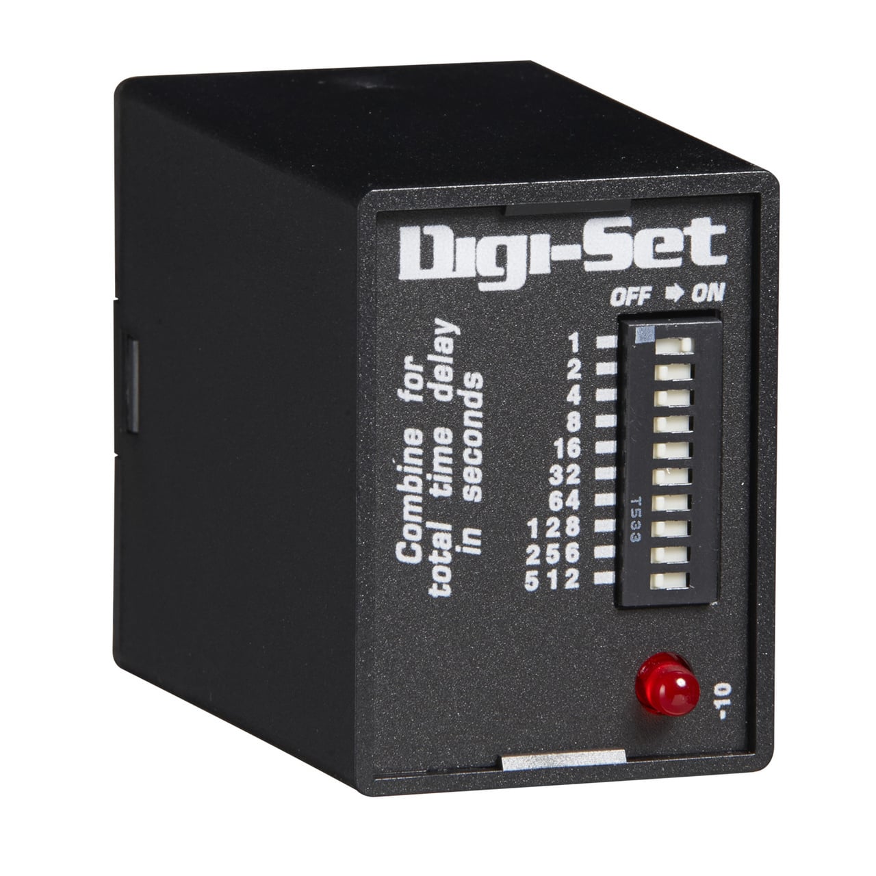 The TDM/TDMH/TDML Series is a delay-on-make timer that combines accurate digital circuitry with isolated, DPDT relay contacts in an industry standard 8-pin plug-in package. DIP switch adjustment allows precise selection of the time delay over the full time delay range. The TDM/TDMH/TDML Series is the product of choice for custom control panel and OEM designers. Operation (Delay-on-Make): Upon application of input voltage, the time delay begins. The output is de-energized before and during the time delay. At the end of the time delay, the output relay energizes and remains energized until input voltage is removed. Reset: Removing input voltage resets the time delay and output.