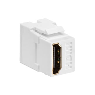 Feed Through, QuickPort HDMI Connector, White