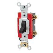 1221-2E Self-Grounding AC Quiet Toggle Switch, 120/277 V AC, 20 A, 800 W, 1000 VA Power Rating