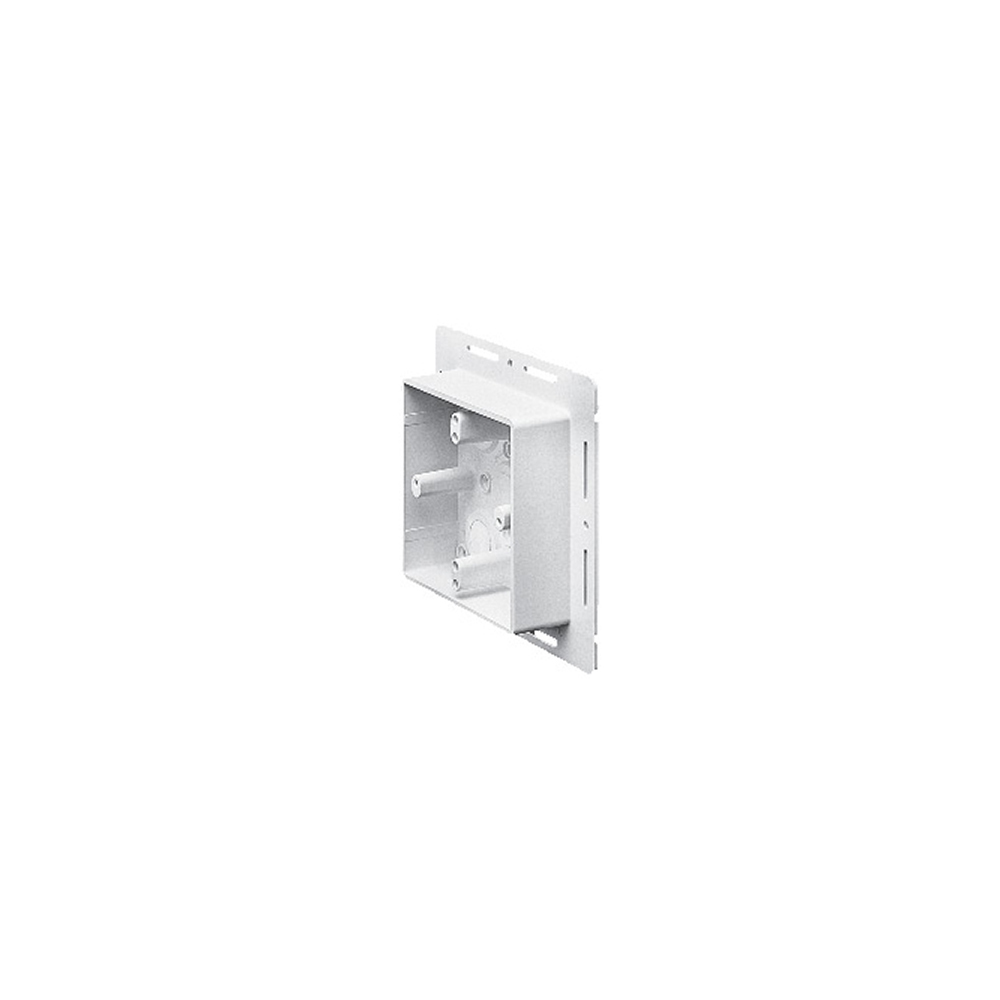 Works on all siding types. Before or after siding is up, Mounting holes on inside of box. Textured paintable surface. NM cable connector provided. Provides a .895 J-channel. 24.5 cubic inch box. With Flange.