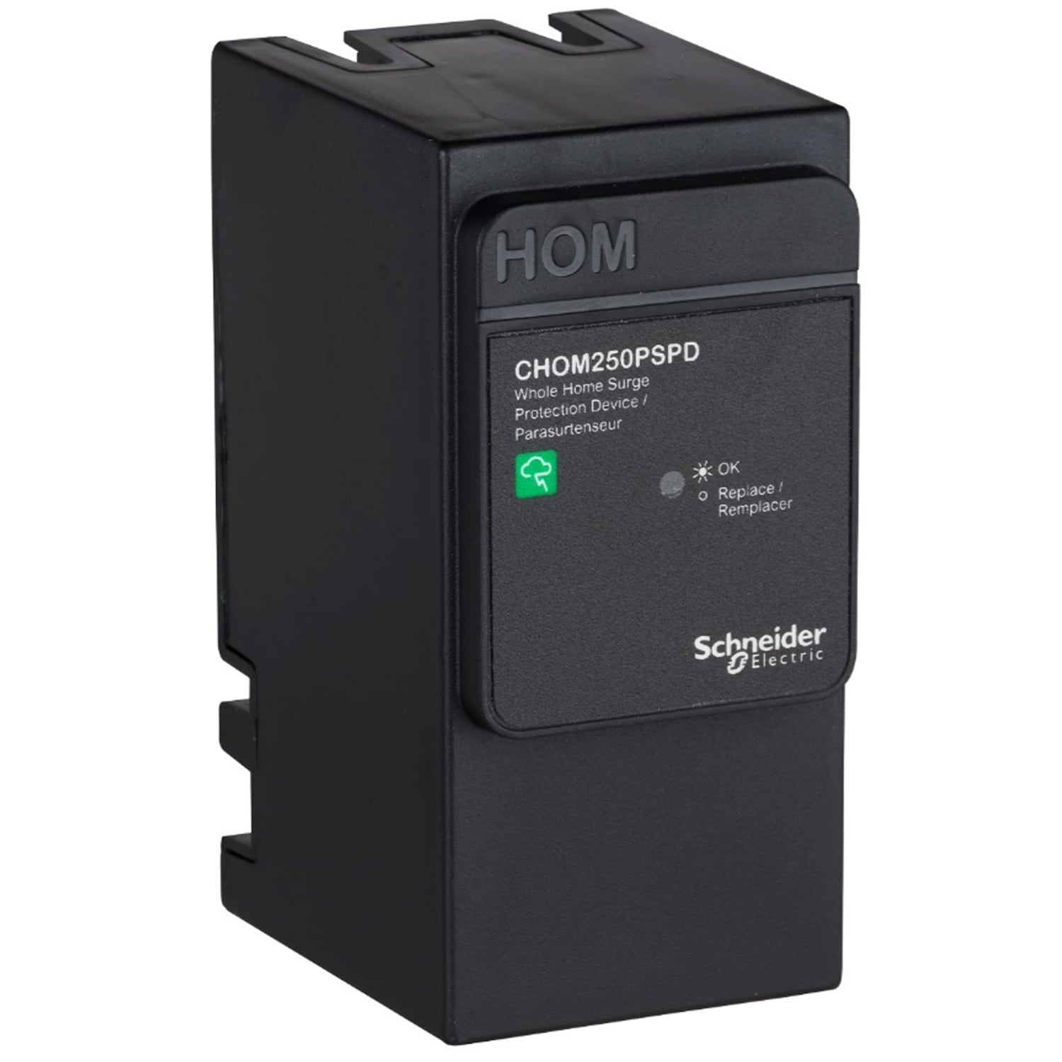 Surge protection device, Homeline Canadian, suppressor, 50kA, 120/240VAC, 1 phase, 3 wire, T2, CSA