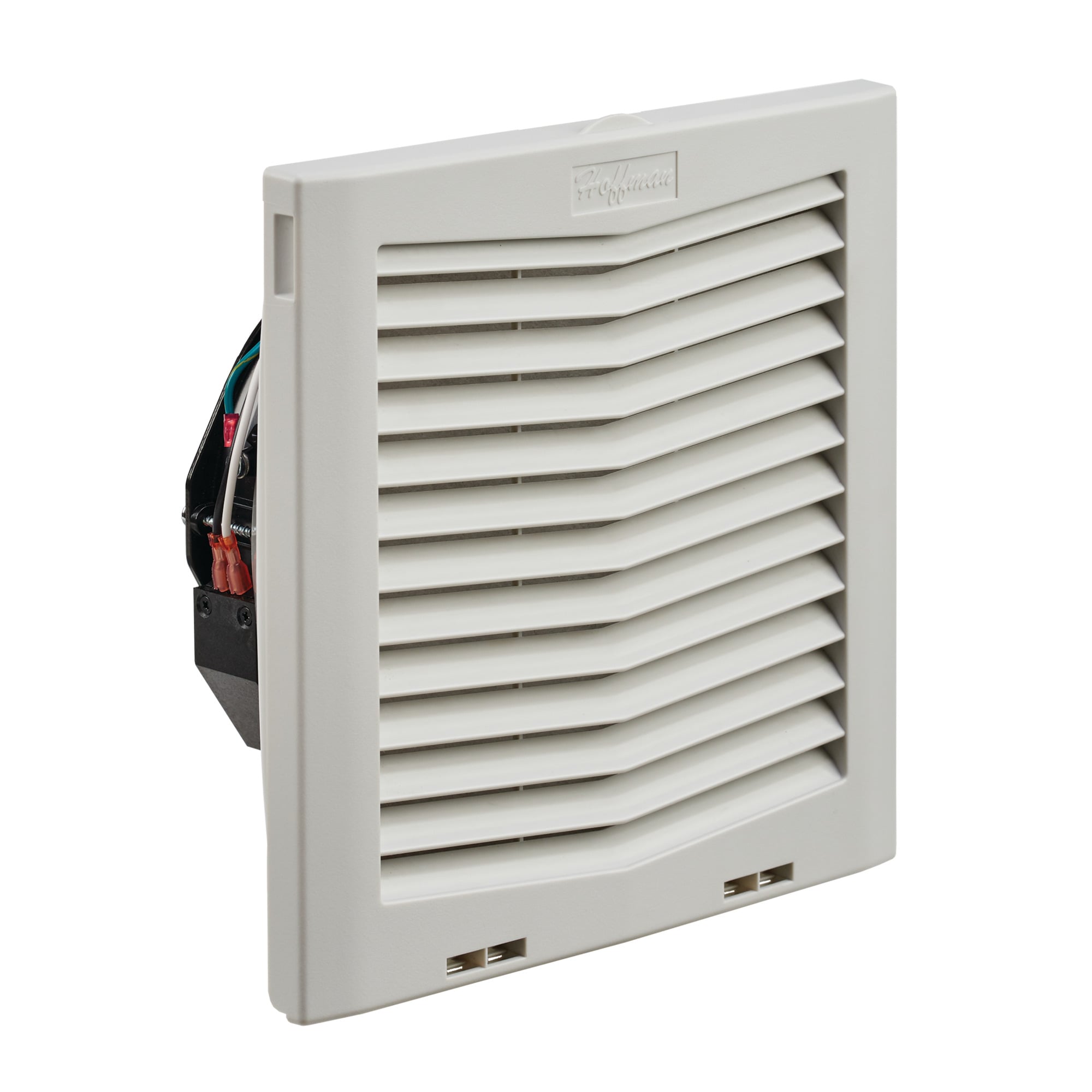 HF10 Side-Mount Filter Fan, 115V 103CFM, Lt Gray