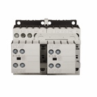 Eaton XT IEC contactor, 9A, 24 Vdc, 2NO-2NO, 9A, Frame B, 45 mm, 0.5,  1.5/ 3,  3,  5,  7.5 hp (1/3PH @115, 230/200, 230, 460, 575 V), Three-pole, Reversing, XT IEC series, Screw terminals, Full voltage reversing contactor
