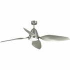 Enjoy nothing but breathtaking design inspiration with the gorgeous ceiling fan. Four simple, yet stunning blades blend style with sustainability as they anchor to a sleek center. An integrated LED light is ready to offer a gentle glow along with the fan?s refreshing breeze. With the versatility to be installed in indoor or outdoor locations, this fan will make a design statement in any modern or transitional setting.