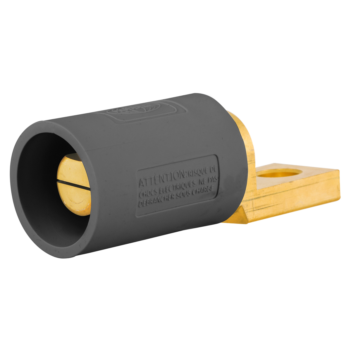 Single Pole Products, 300/400A Series,Male, Offset Stud Type, Black