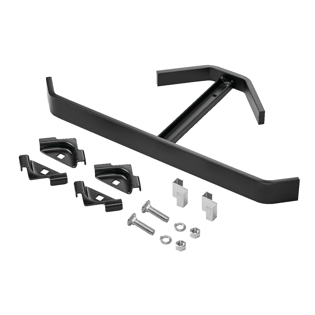 Corner Support Bracket Kit, Black, Steel