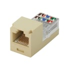 Category 3, 8-position, 8-wire universal module. Electric Ivory.