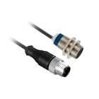 Inductive proximity sensors XS, inductive sensor XS6 M18, L62mm, brass, Sn8mm, 24...240VAC/DC, 7/8" -0.15 m