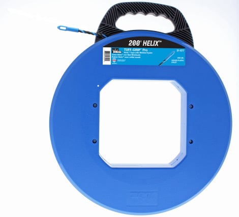 Fish Tape, 200' Helix, Molded Tip
