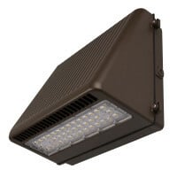 Cygnus 50-Watt Full Cut Off LED Outdoor Wall Pack in Bronze, 4000K