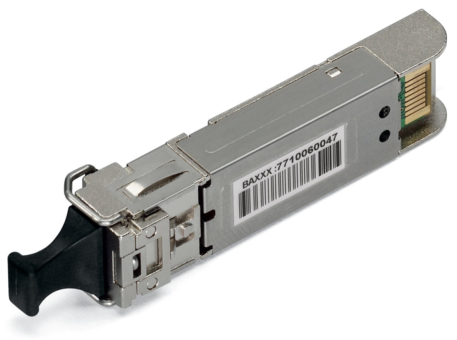 SFP Module 1000BASE; SX Multi-Mode 850 nm LC; 0.55 km; Extended temperature range; DDM; silver-colored