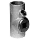 Vertical/Horizontal Drain Seal Fitting, 3 inch, FNPT x FNPT, Malleable Iron