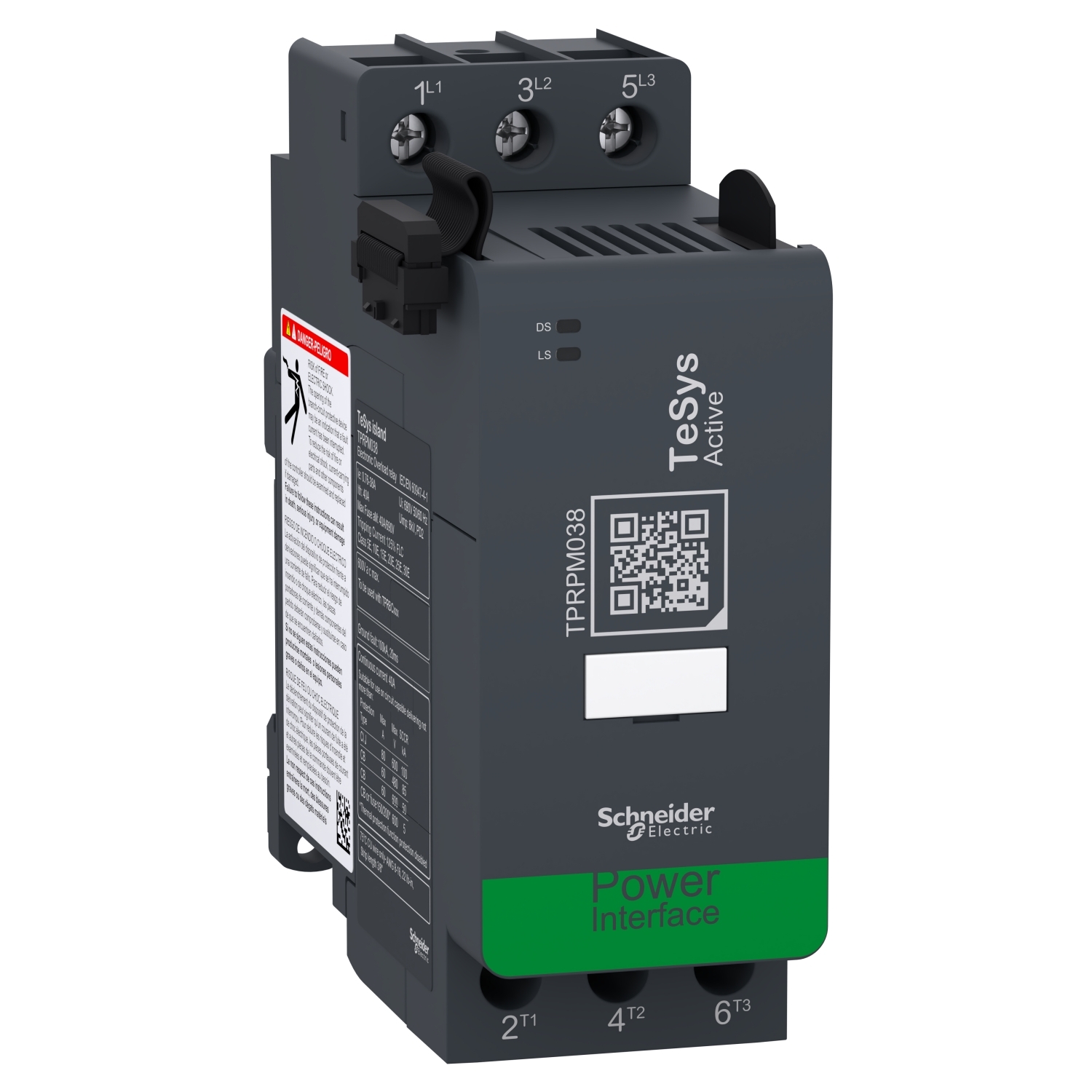 Power module, TeSys island, 40A AC-1, 38A AC-3, 18.5kW, 20hp