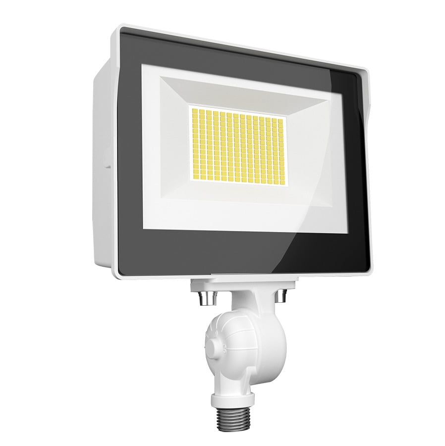 X17 Flood Field Adjustable 35W LED 120-277V 3000K-4000K-5000K & PC Knuckle  White