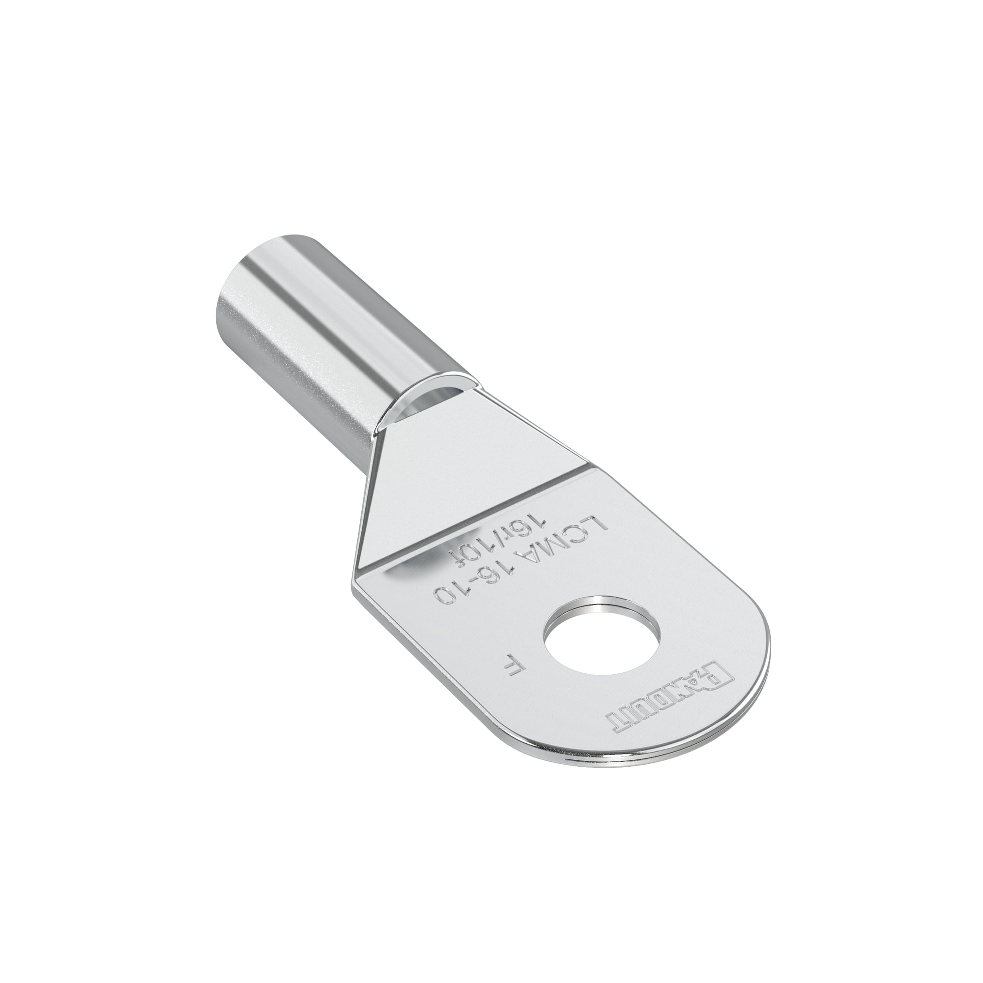 Pan-Lug LCMA16-10-C Comp. Lug, Metric, 16mm, Tin Plt Cu, Strt, One 0.19" Stud