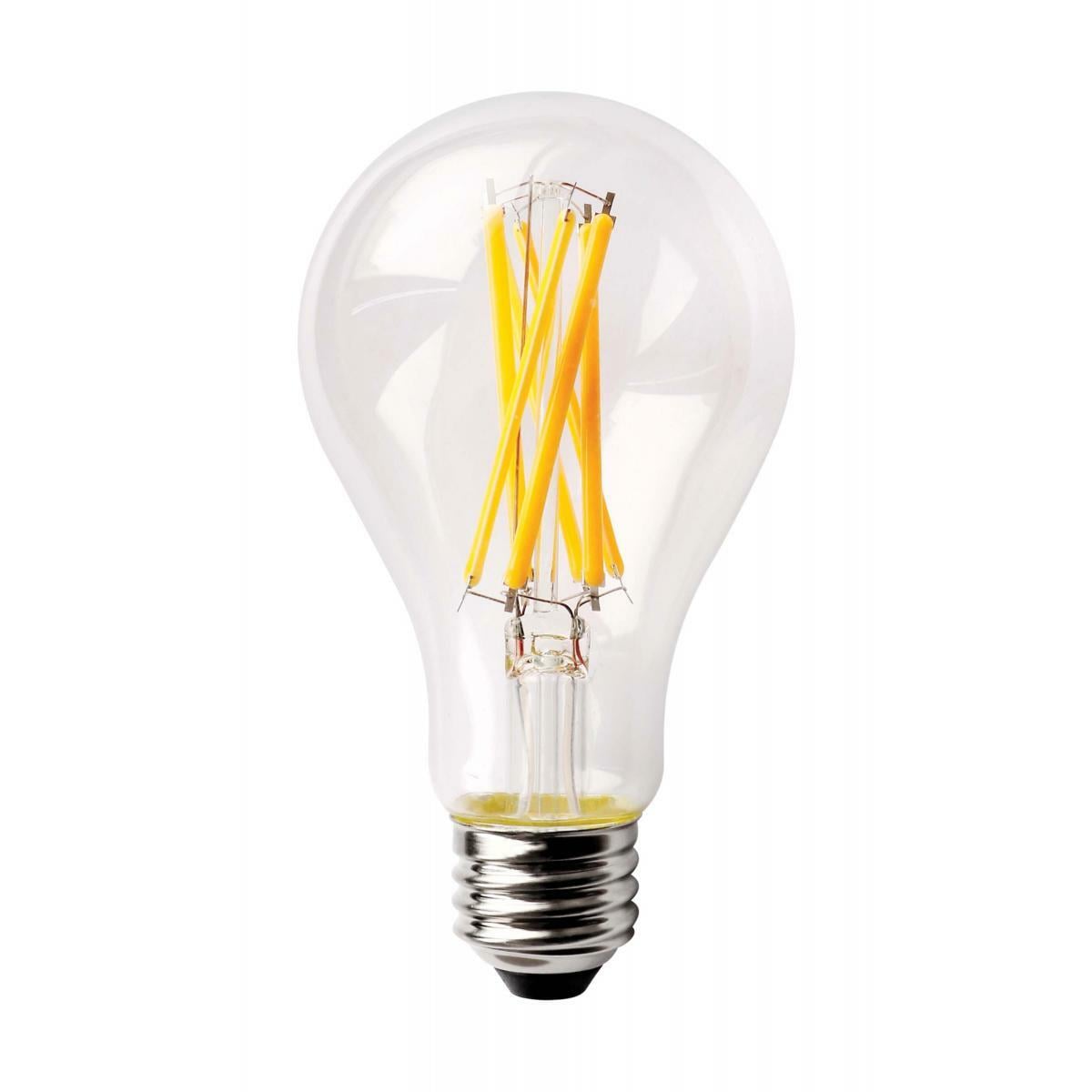 14 Watt A21 LED Lamp - Clear 2700K Medium Base 120 Volts