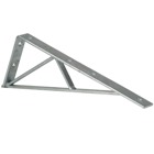 Bracket, 90 Degree, Height 6 Inches, Length 16-1/2 Inches, Width 1-5/8 Inch, Hole Diameter 9/16 Inch, Design Uniform Load 1,000 Pounds (A1200 Series) 750 Pounds (A1400 Series), Hot-Dip Galvanized Steel