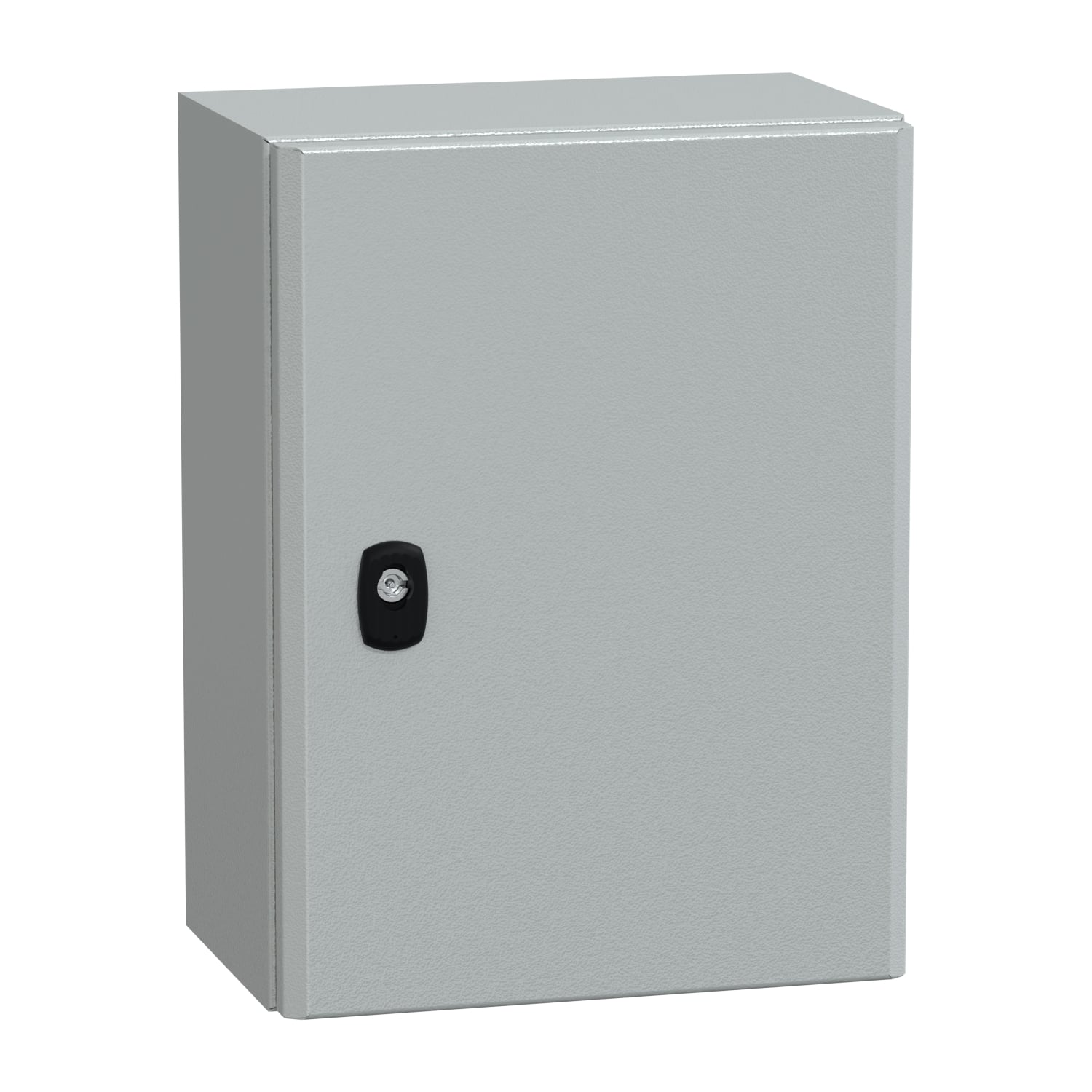 Wall mounted steel enclosure, PanelSeT S3D, plain door, with mounting plate, 400x300x200mm, IP66, IK10