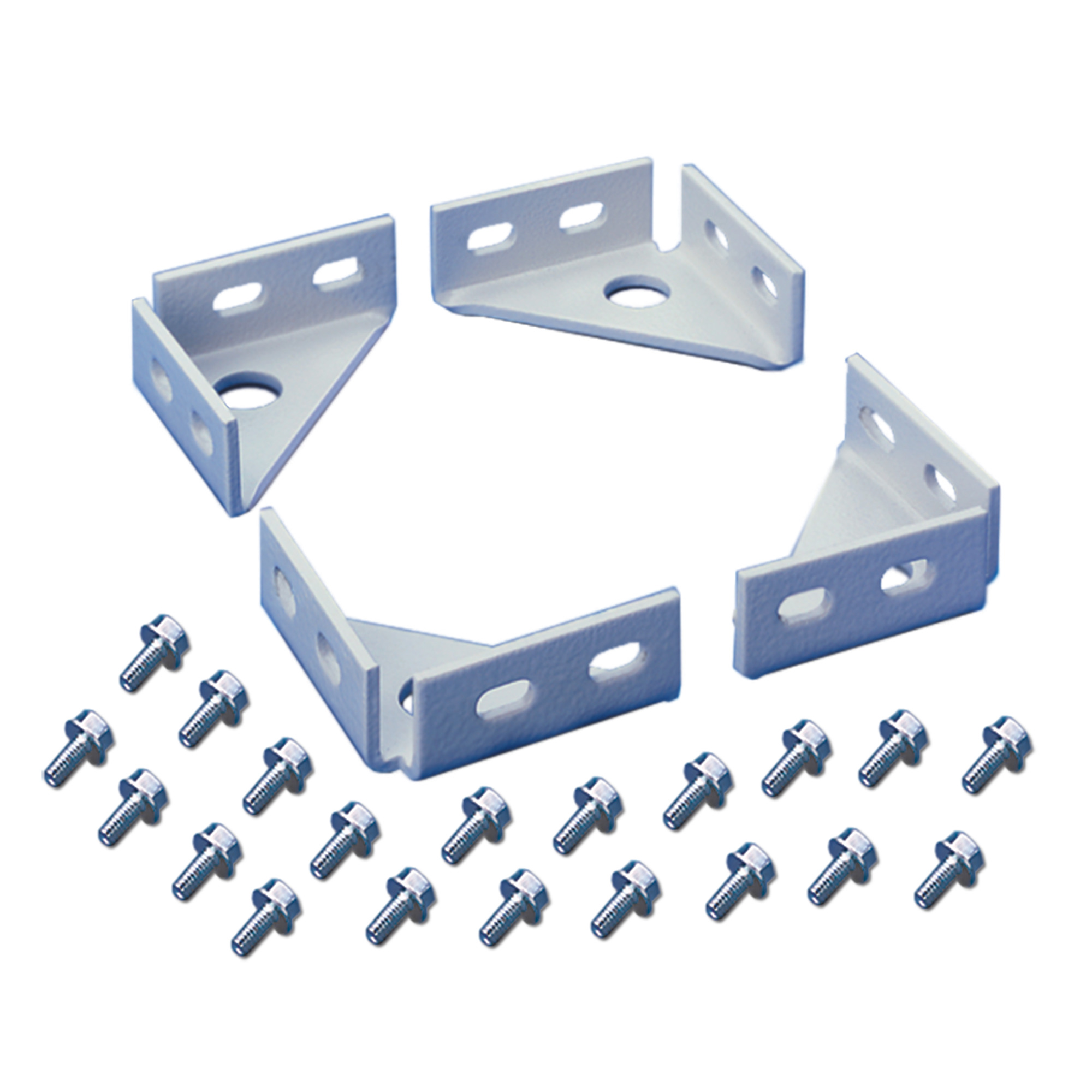 ProLine Frame Floor-Mounting Bracket, Light Gray, Steel
