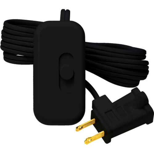 Credenza LED+ Lamp Dimmer, LED, Incandescent/Halogen, Single-pole, 100W LED or 250W inc/hal in black