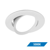 DCG Series 4 in. White Gimbal LED Recessed Downlight, 5000K