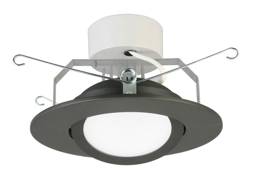 6 IN matte black LED gimbal module, LED, 3000 K , 90 CRI, SKU - 233LRT
