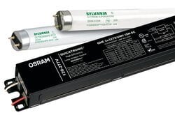 1 lamp 32wT8 High Efficiency Instant Start electronic ballast, universal voltage, normal ballast factor, banded 10 pk.
