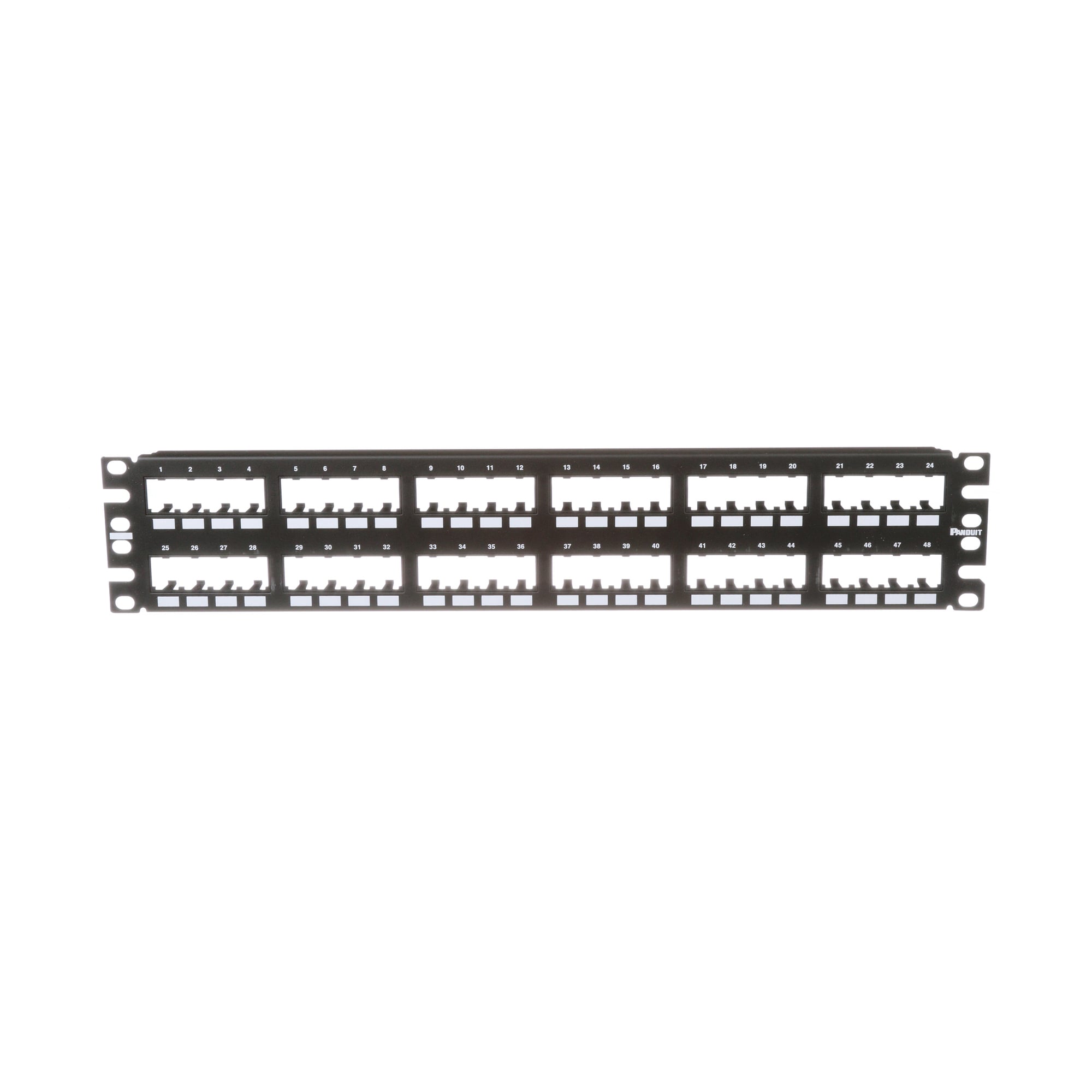 Patch Panel, 48 Port, Modular Flush Moun